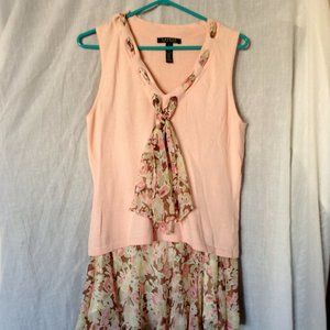 Lauren Ralph Lauren Skirt and Knitted Tank Top Set